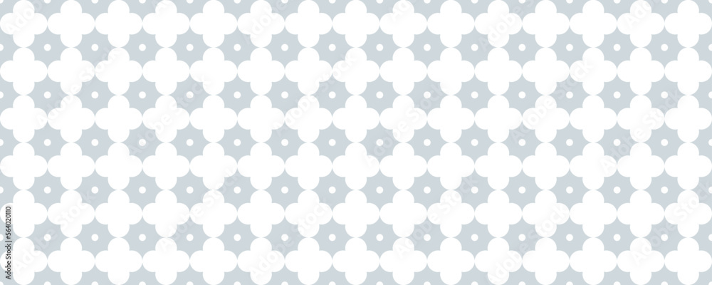 quatrefoil seamless pattern. medieval texture in church. geometric moroccan background. abstract arabic pattern. Vector wallpaper