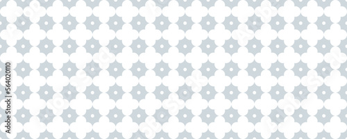 Obraz na płótnie quatrefoil seamless pattern. medieval texture in church. geometric moroccan background. abstract arabic pattern. Vector wallpaper w salonie