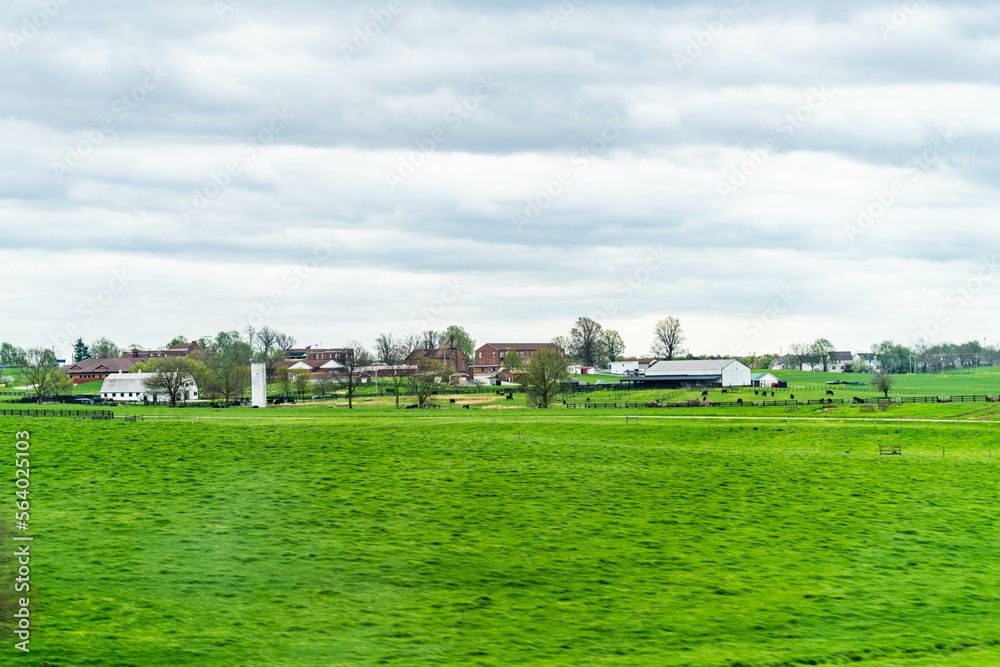 landscape with farm