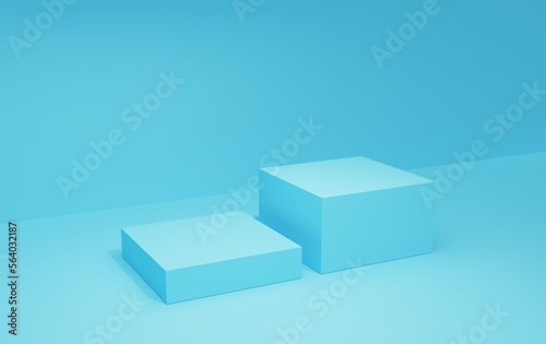 Clean product pedestal or podium, luxury mockup, 3d render