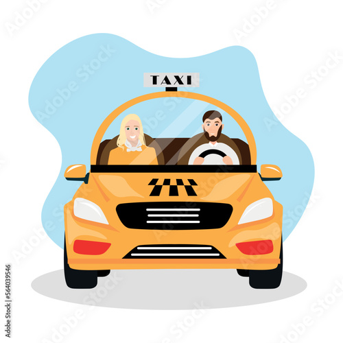 Driver and passenger in tax...