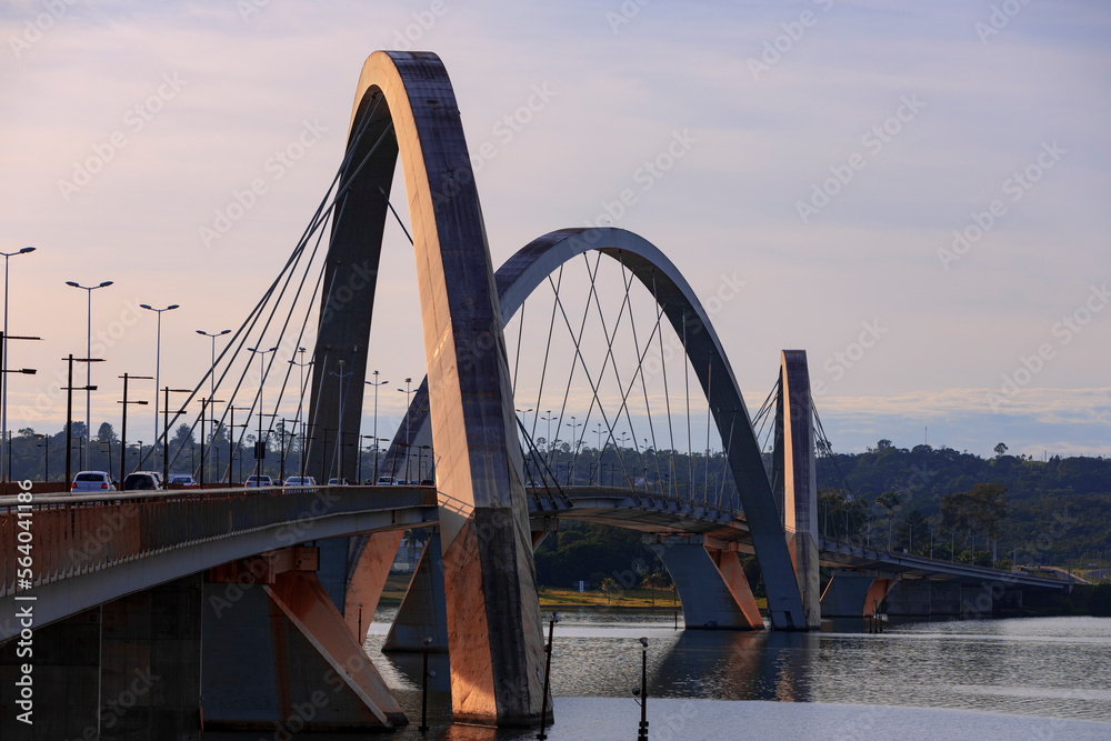 Fototapeta premium JK Bridge (Ponte JK), Brasília, Distro Federal