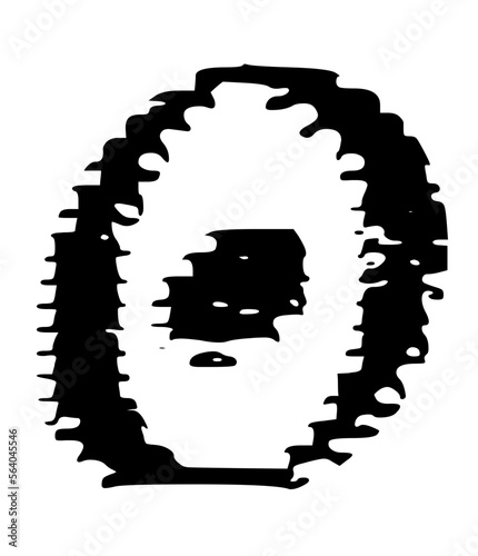 TV Static Outlined Rounded Glitch 