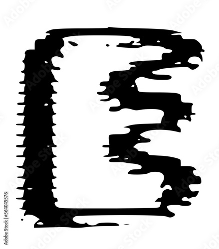 TV Static Outlined Rounded Glitch 