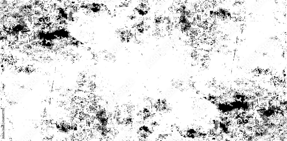 Rough black and white texture vector. Distressed overlay texture. Grunge background. Abstract textured effect. Vector Illustration. Black isolated on white background. EPS10