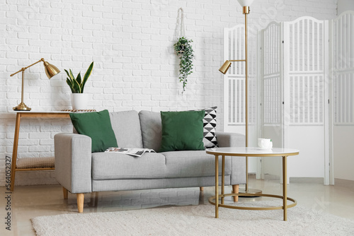 Interior of living room wit...