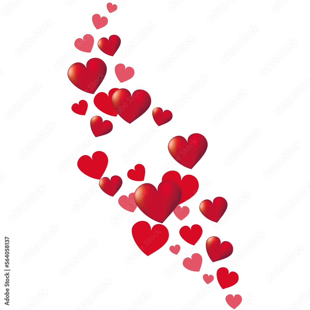isolated detoured heart love saints valentin's day 
