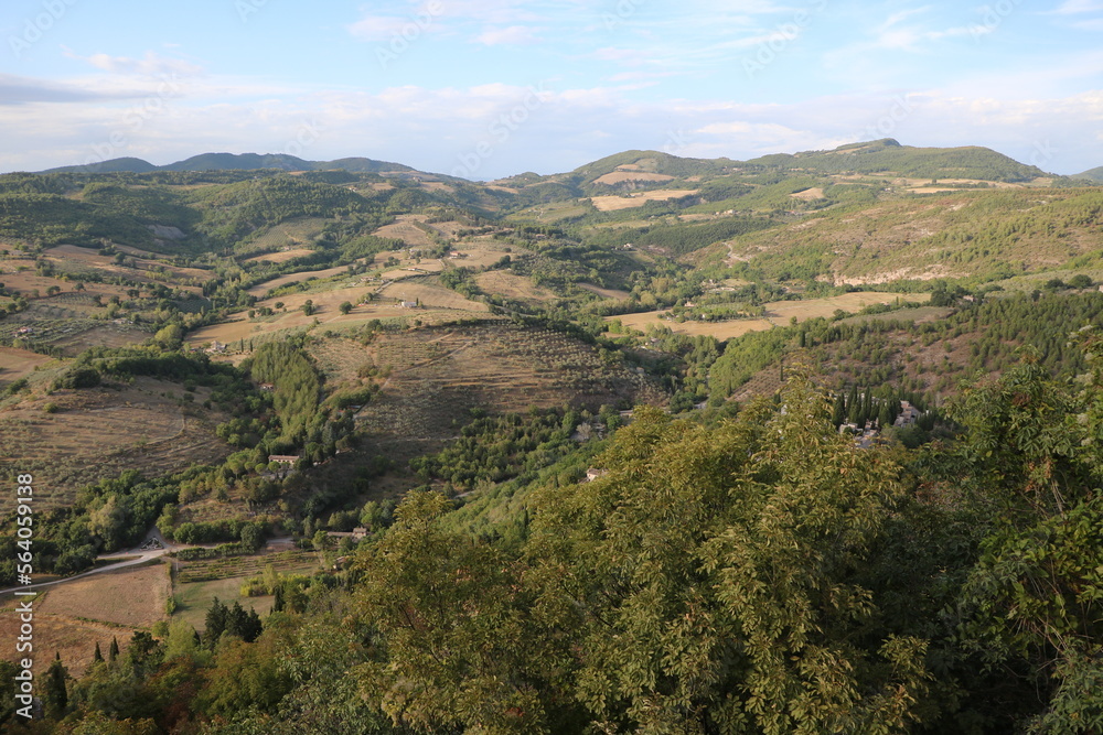 Landscape around Assisi, Umbria Italy