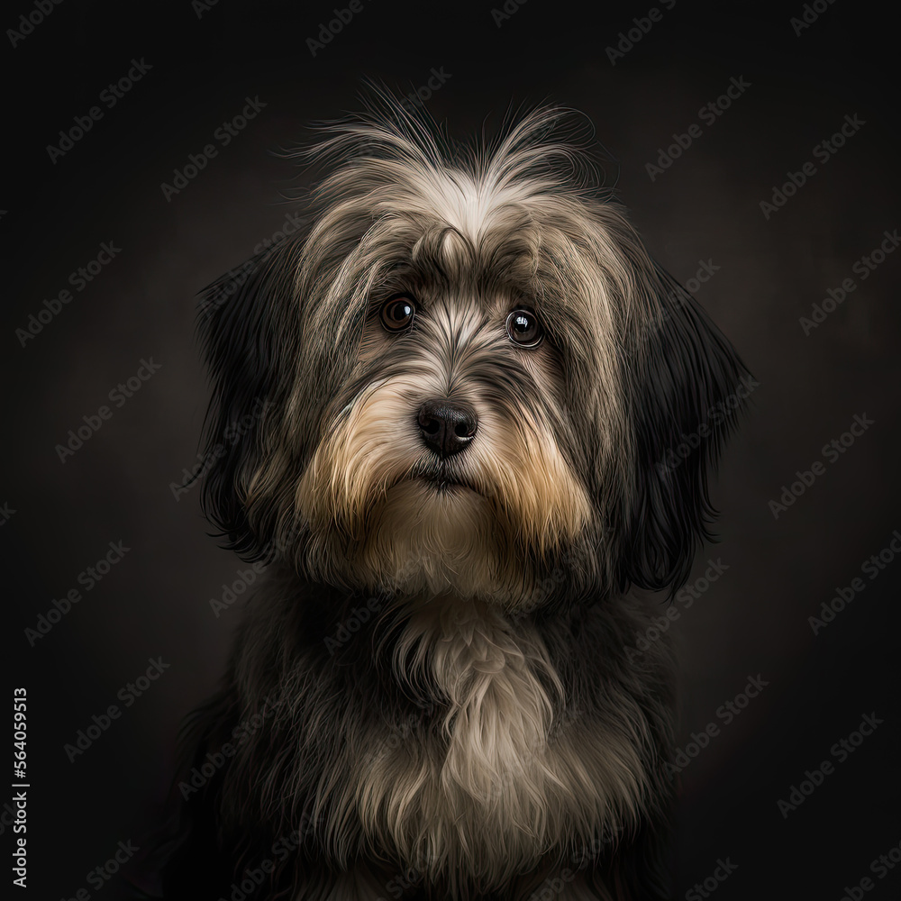 Havanese Dog Portrait