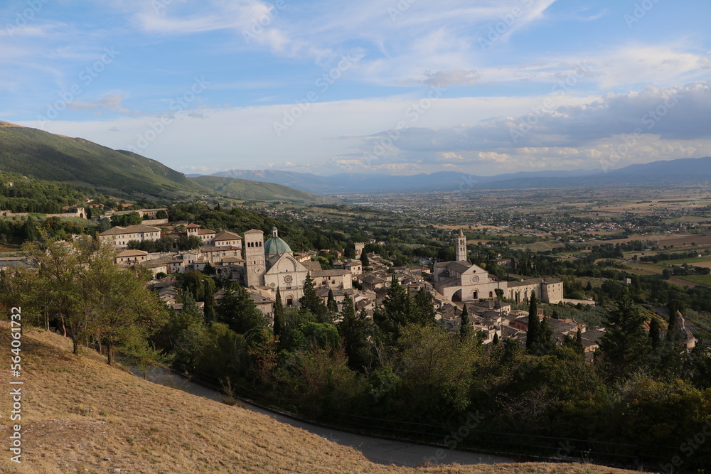 View to Assisi, Umbria Italy