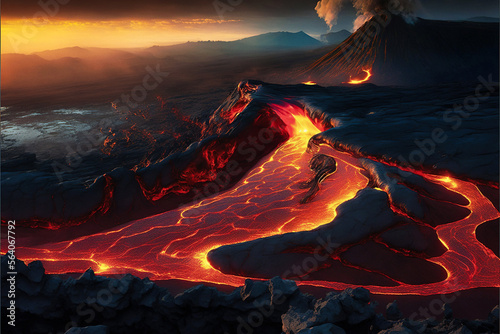 Volcanic eruption © Uolir