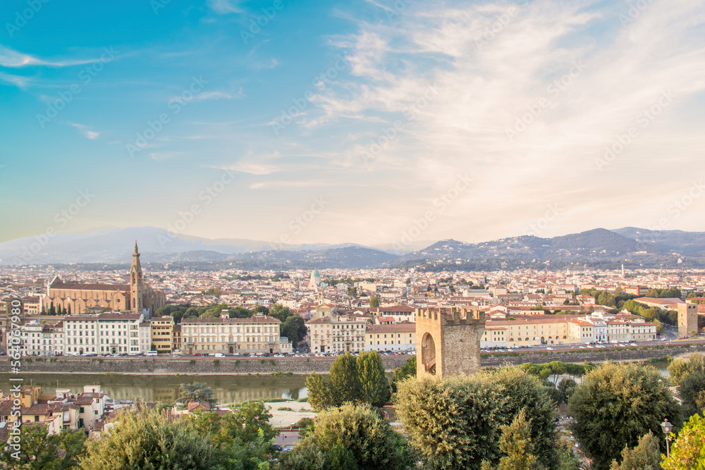 Beautiful view of Florence, Italy