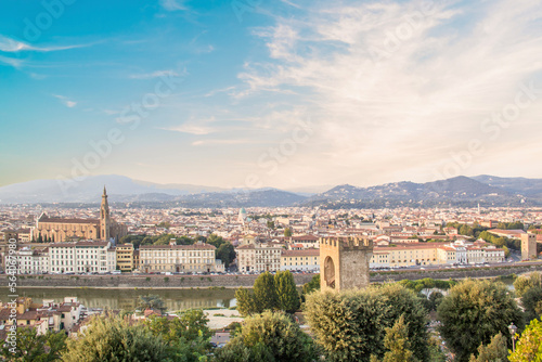 Beautiful view of Florence  Italy
