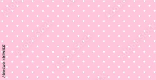 Pink background with stars print.