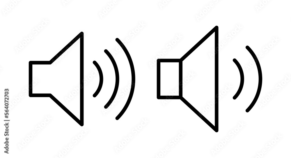 Speaker icon vector illustration. volume sign and symbol. loudspeaker icon. sound symbol Speaker icon vector illustration. volume sign and symbol. loudspeaker icon. sound symbol