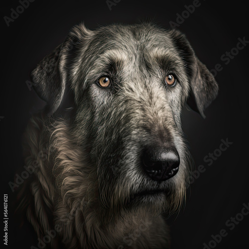 Irish Wolfhound Portrait