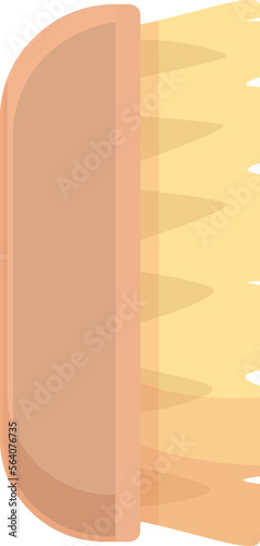 Brush element icon cartoon vector. Spa tool. Spa care