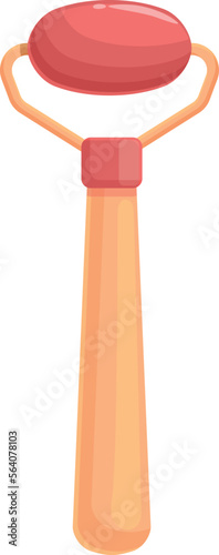 Spa massager icon cartoon vector. Face skin. Care tool