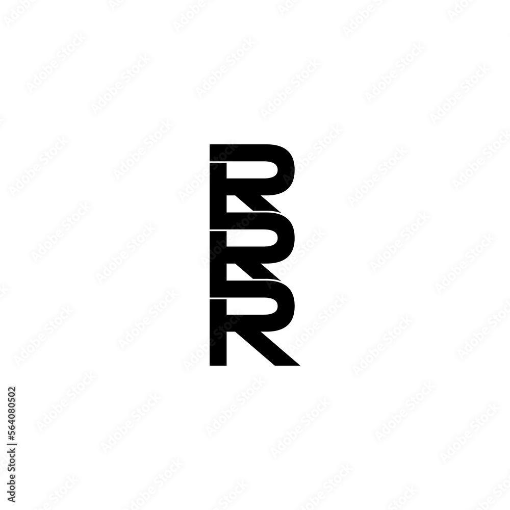 rrr lettering initial monogram logo design rrr lettering initial monogram logo design