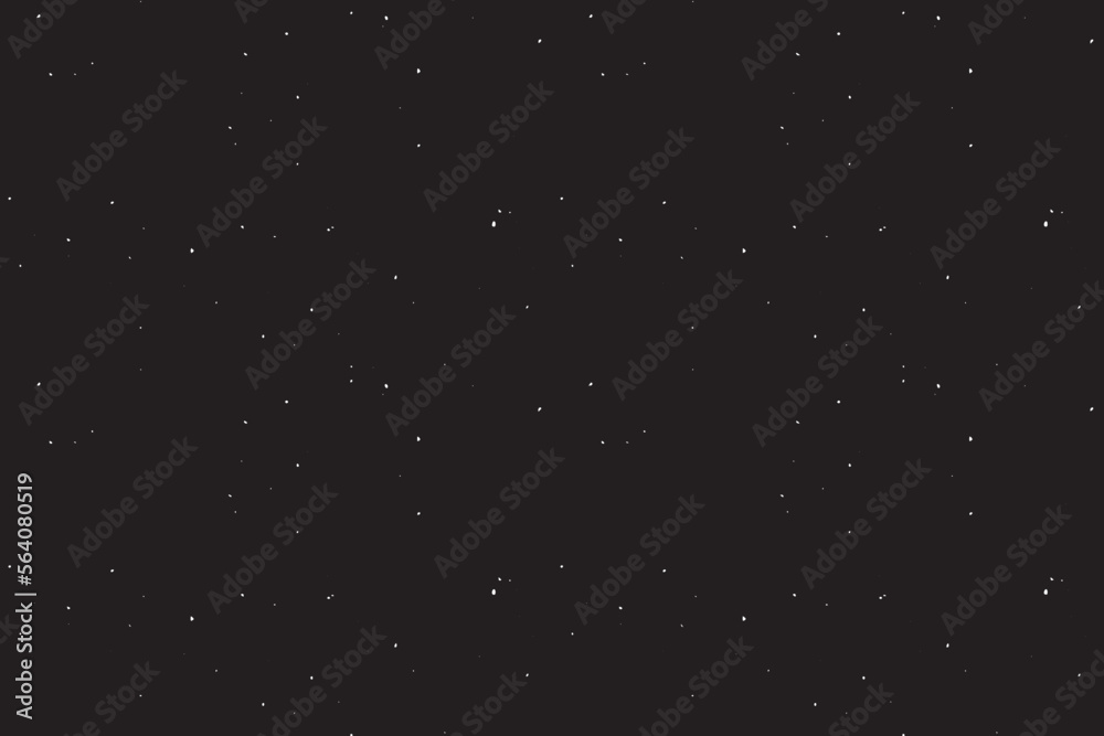Fototapeta premium Galaxy star constellation on black canvas background. Bright and vivid texture with small elliptical shapes.