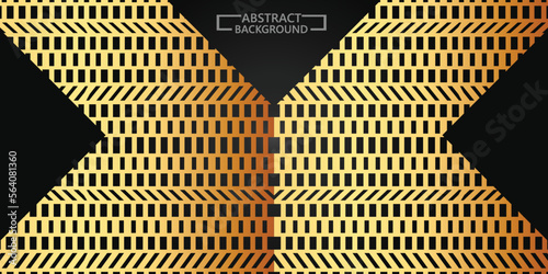 abstract background of squares with gradient gold and black colors 