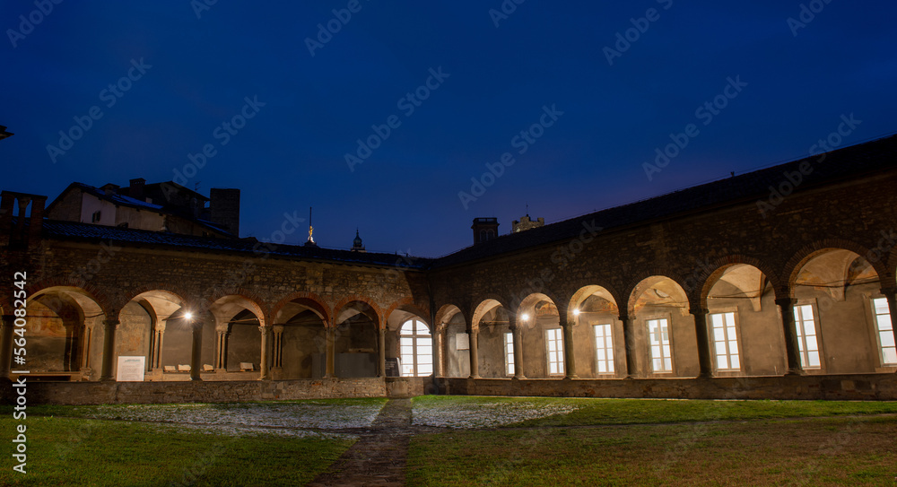 Cloister of the ancient monastery