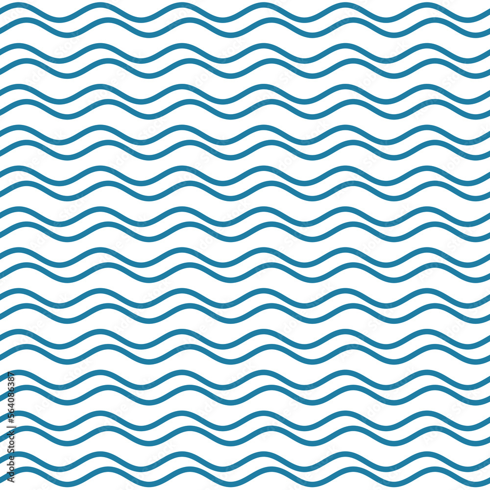 Blue line wave on white background,beautiful pattern for interior decorative,abstract concept and design Blue line wave on white background,beautiful pattern for interior decorative,abstract concept and design