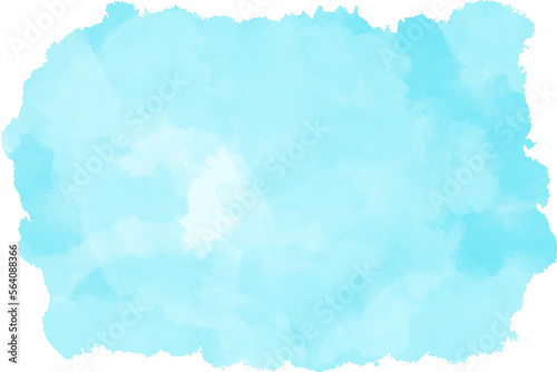 Brush Stroke Blue Watercolor Texture Background