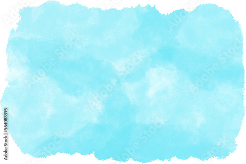 Brush Stroke Blue Watercolor Texture Background