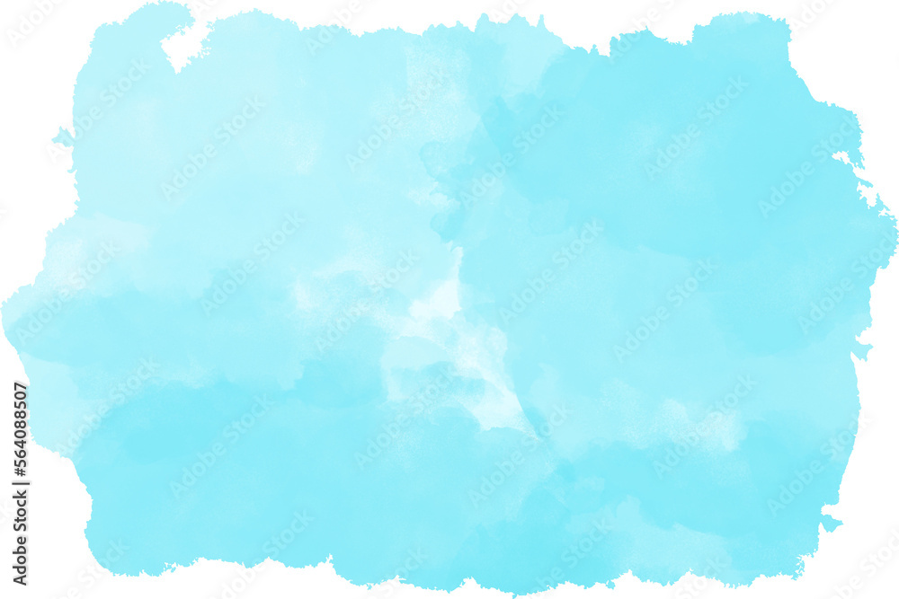 Brush Stroke Blue Watercolor Texture Background