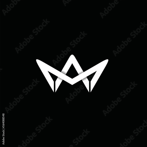 AM initial letter logo, AM letter logo, MA letter logo