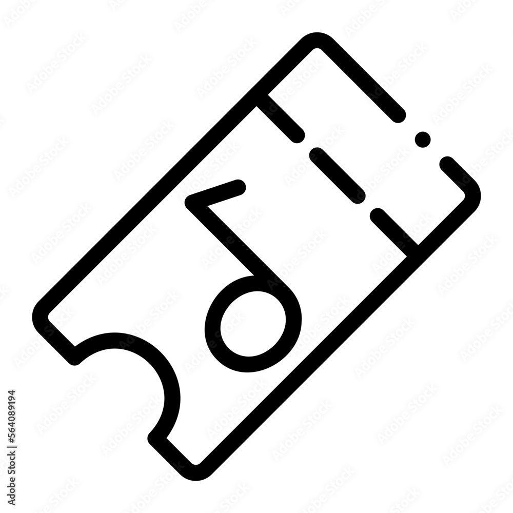 ticket line icon ticket line icon