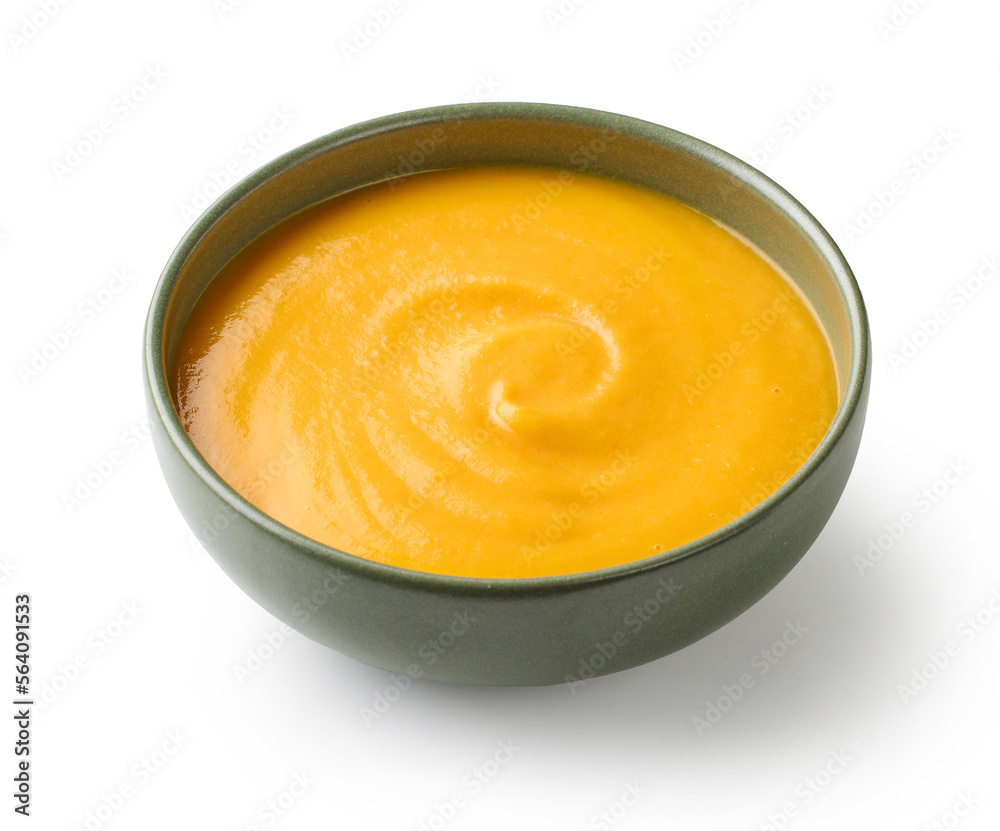 bowl of vegetable cream soup