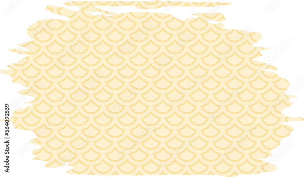 Obraz premium Brush background with mermaid scales pattern ornament