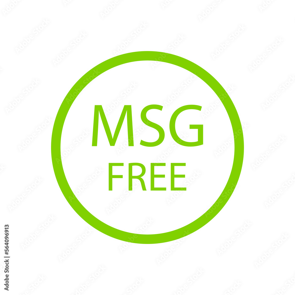 Icon with green msg free sign. Vector illustration. Icon with green msg free sign. Vector illustration.