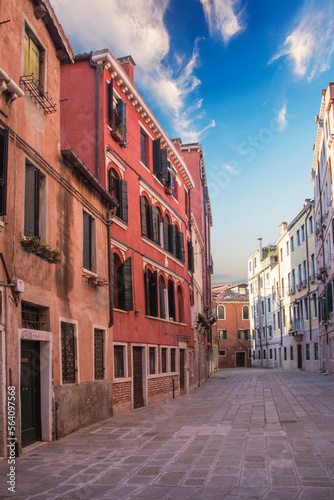 Beautiful view of the streets of Venice, Italy