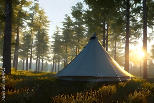 Camping in the Forest