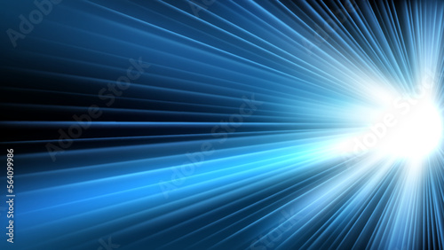 Blue Speed Light Motion, Vector Illustration