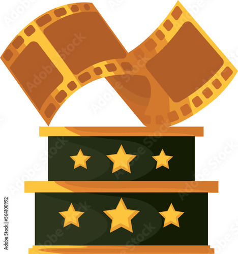 golden film trophy