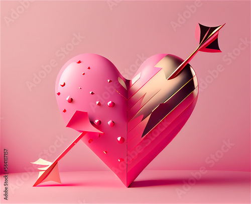 monochrome pink image of a ...