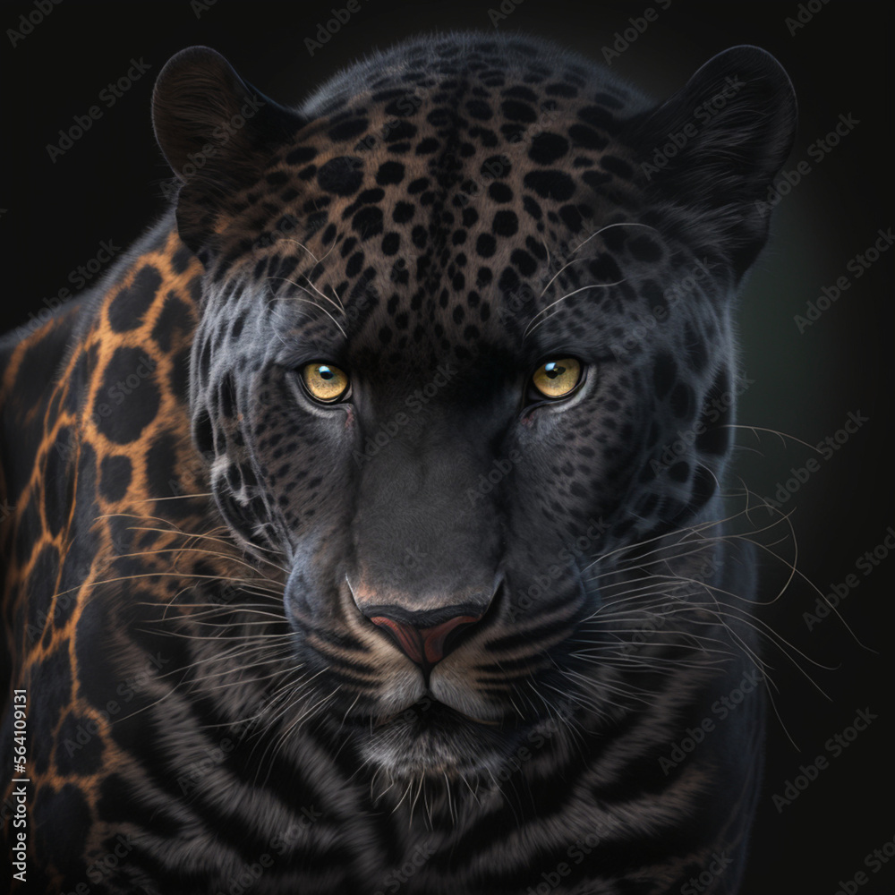 Black Painted Jaguar