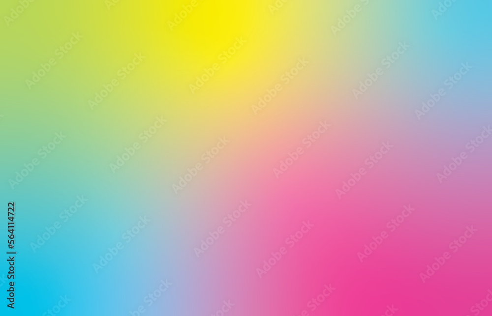 Yellow pink and blue gradient background