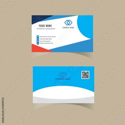 Vector business card design
