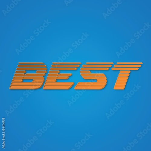 3D best text effect design
