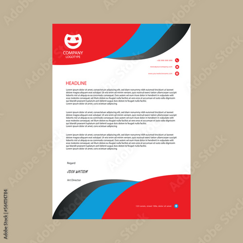 letterhead template design