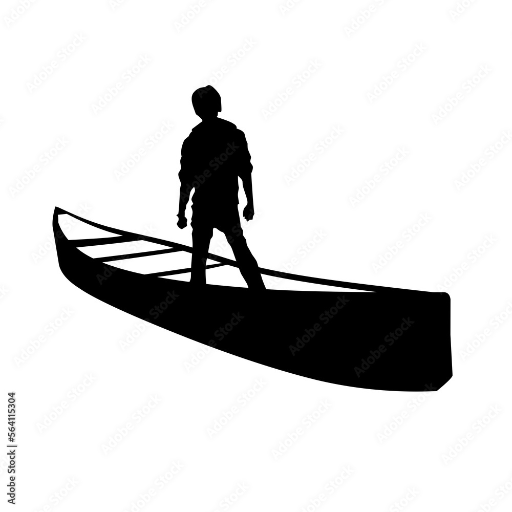 silhouette graphic vector illustration of sailing, perfect for icon