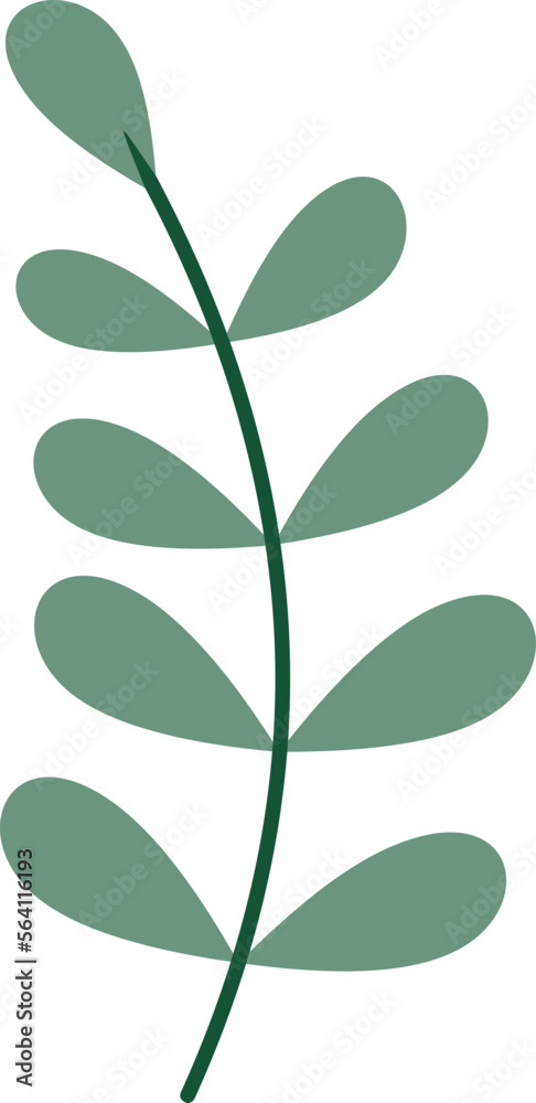 Aesthetic Botanical Plant Vector
