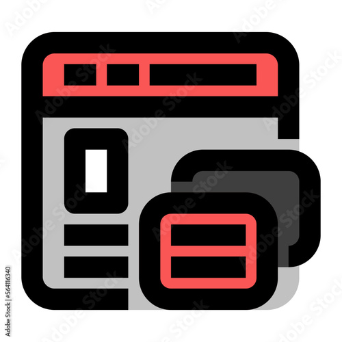 Comunication Filled flat icon