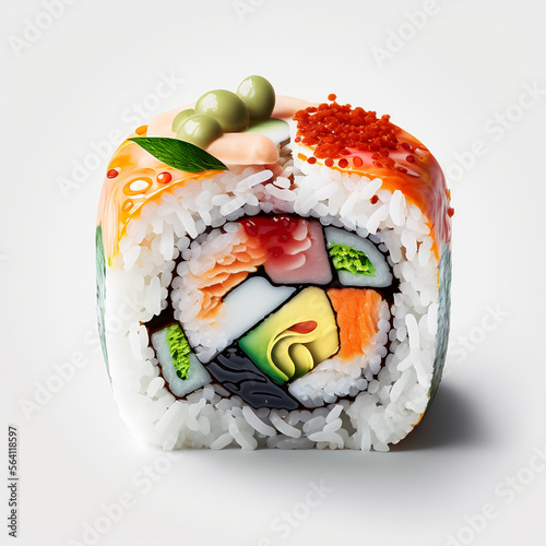 sushi with salmon