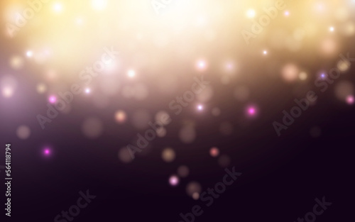 Festival and party bokeh soft light abstract background, Vector eps 10 illustration bokeh particles, Background decoration